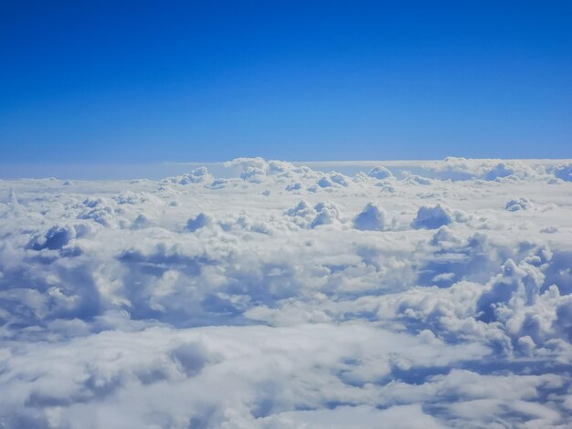 Scenic view of cloudscape against blue sky