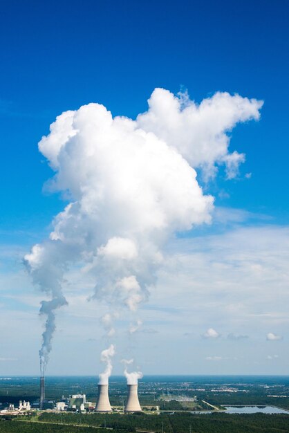 Scenic view of cloudscape over sea