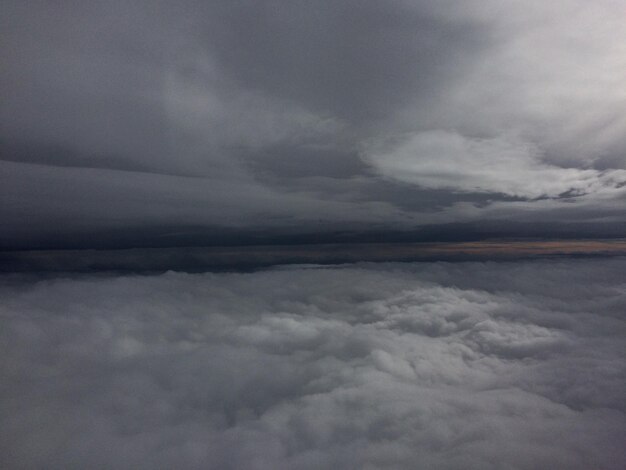 Photo scenic view of cloudy sky