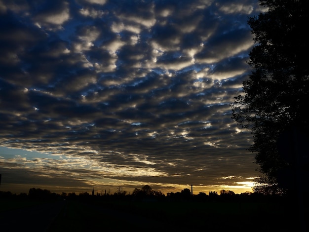 Photo scenic view of cloudy sky