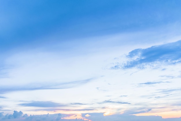 Photo scenic view of cloudy sky