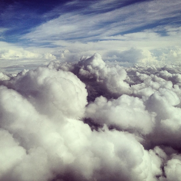 Photo scenic view of cloudy sky