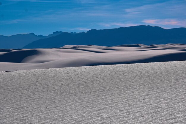 Scenic view of desert against sky