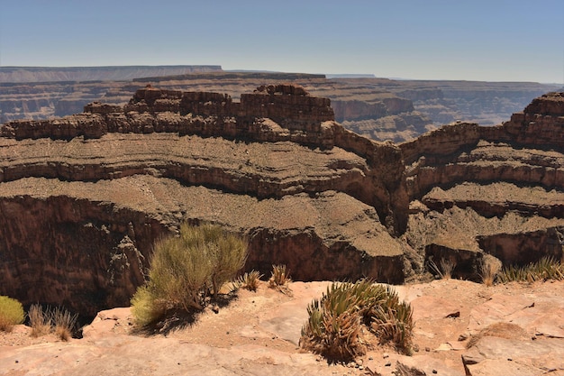 Scenic view of desert against sky