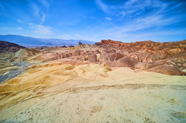 Scenic view of desert against sky