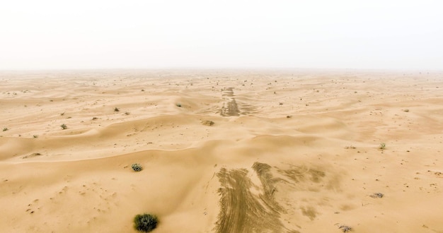 scenic view of desert against sky