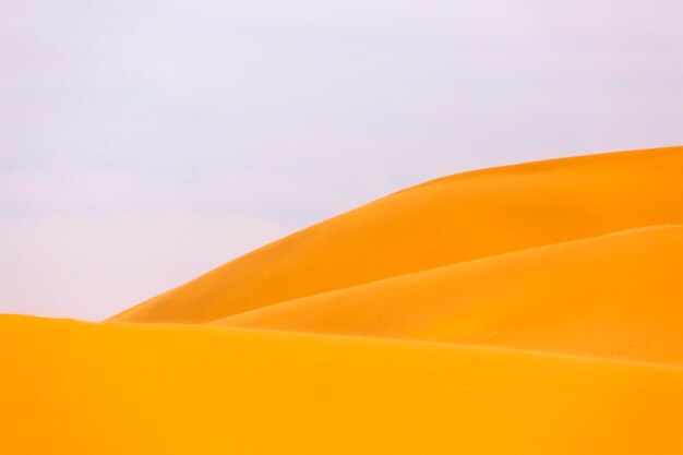 Scenic view of desert against sky