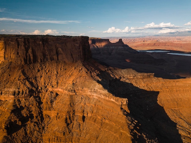 Scenic view of desert against sky