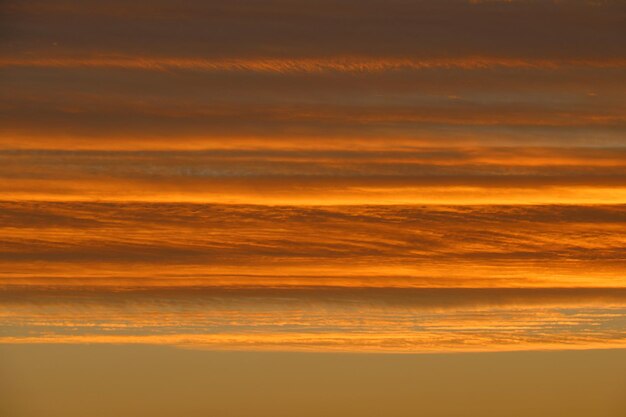 Scenic view of dramatic sky during sunset