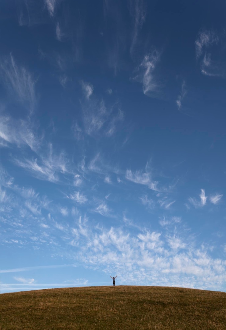 Photo scenic view of field against sky
