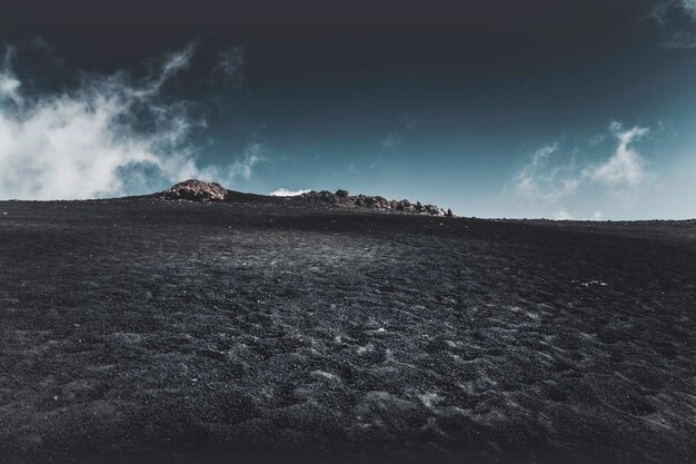 Photo scenic view of field against sky