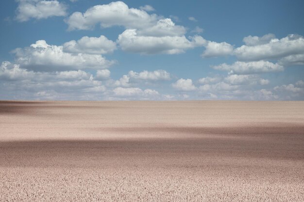 Photo scenic view of field against sky