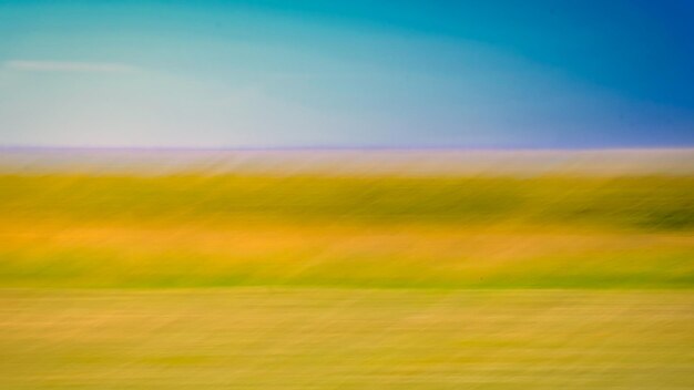 Foto vista panoramica del campo contro il cielo