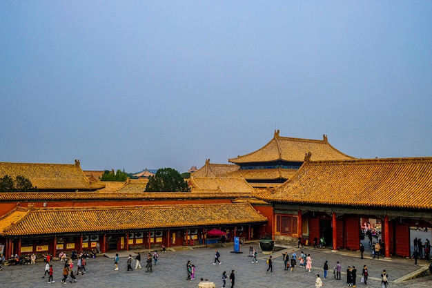 Scenic view of Forbidden City in Beijing