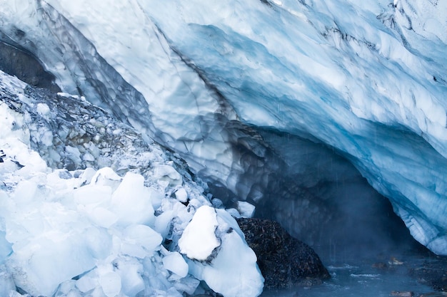 Photo scenic view of frozen lake