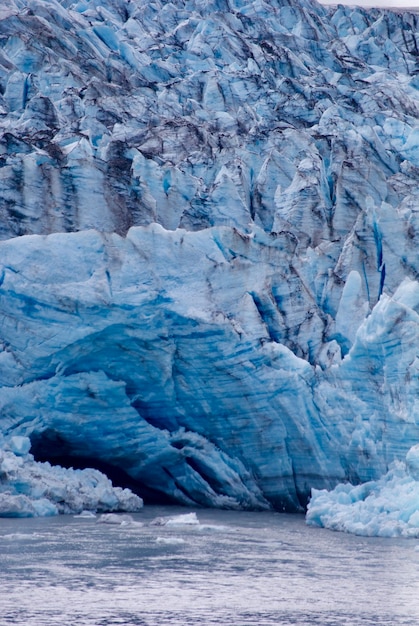 Photo scenic view of frozen sea