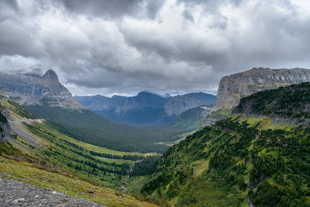 Scenic View of Glacier National Park