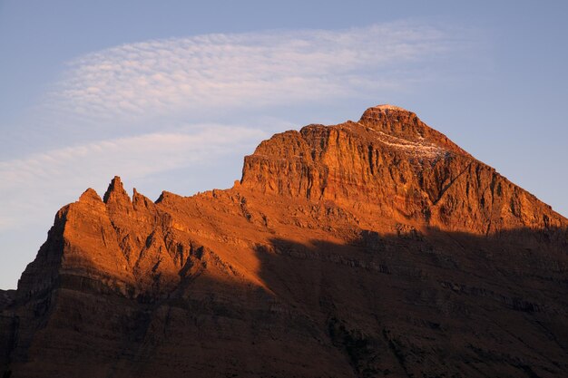 Scenic view of Glacier National Park