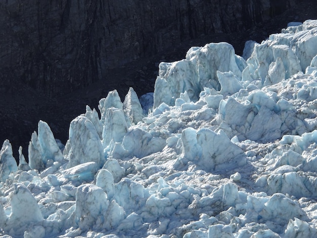 Photo scenic view of glacier