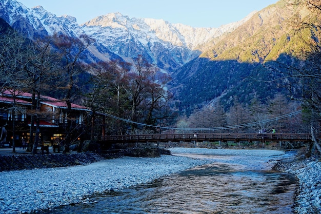 Scenic view of kamikochi national park