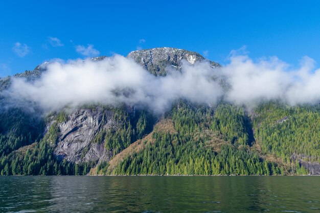 Photo scenic view of lake against sky