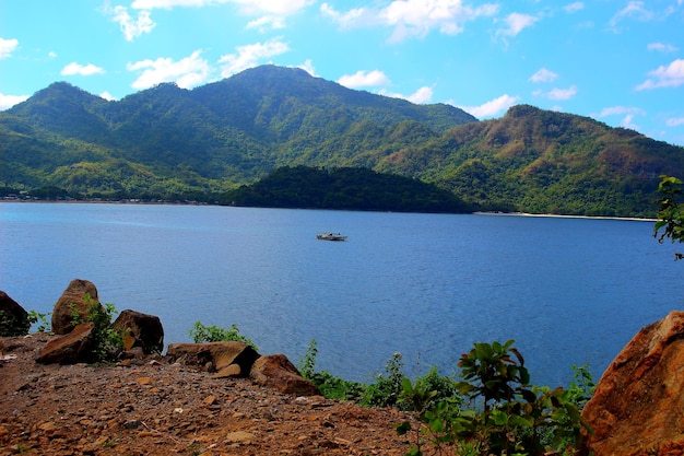 Scenic view of lake