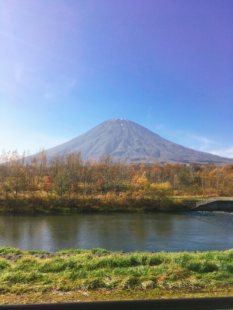 湖の景色