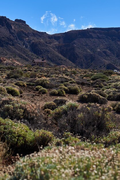 Photo scenic view of land against sky