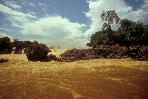 Foto vista panoramica della terra contro il cielo