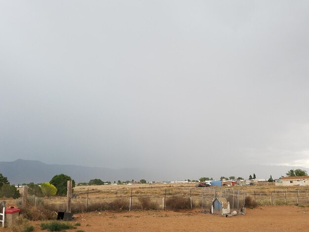 Foto vista panoramica del paesaggio contro un cielo limpido