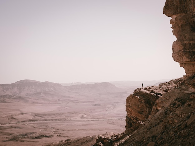 Scenic view of landscape against clear sky