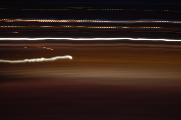 Scenic view of landscape against sky at night