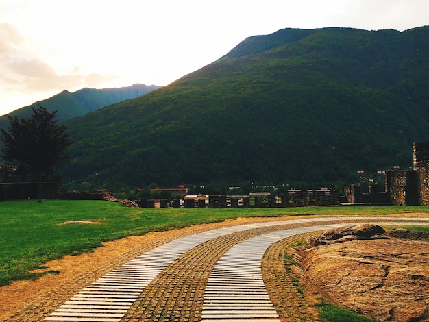 Foto vista panoramica del paesaggio contro il cielo