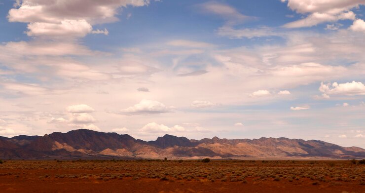 Photo scenic view of landscape against sky