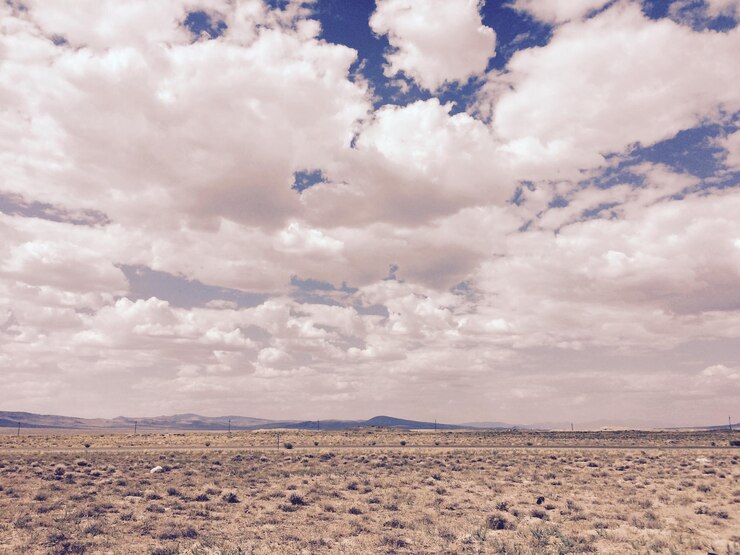 Photo scenic view of landscape against sky