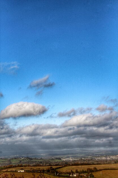 Foto vista panoramica del paesaggio contro il cielo