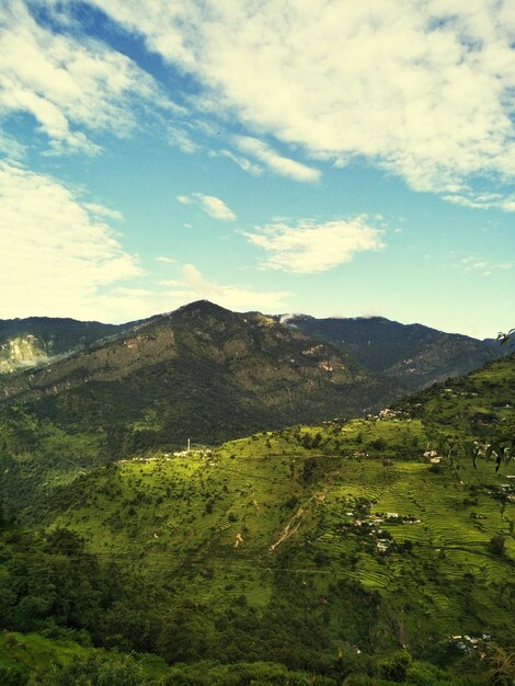 Scenic view of landscape against sky