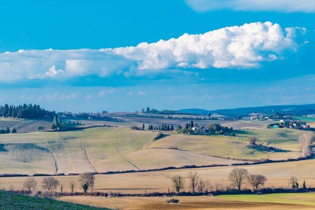 Foto vista panoramica del paesaggio contro il cielo