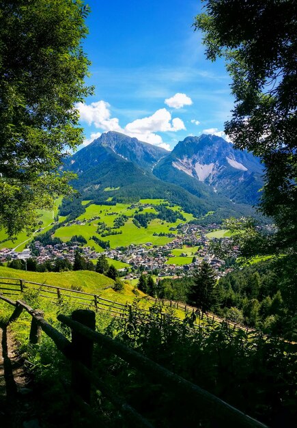 Foto vista panoramica del paesaggio contro il cielo