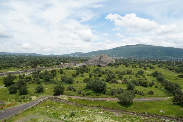 Foto vista panoramica del paesaggio contro il cielo