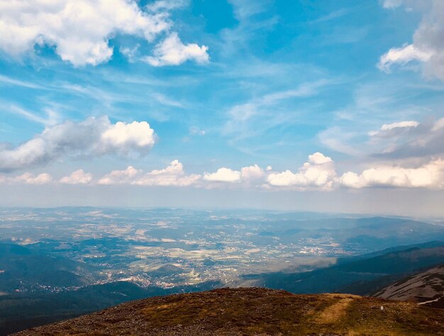 Foto vista panoramica del paesaggio contro il cielo