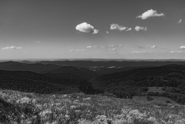 Photo scenic view of landscape against sky