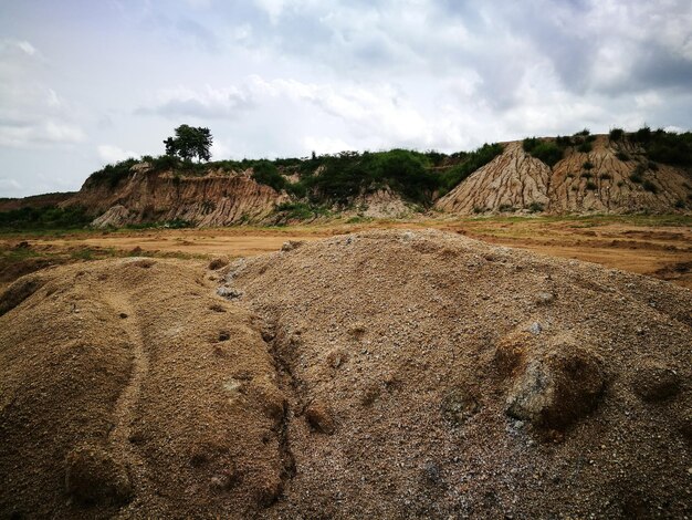 Photo scenic view of landscape against sky