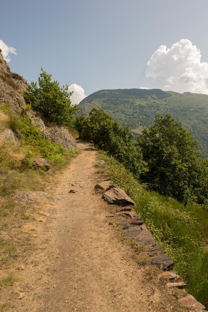 Photo scenic view of landscape against sky