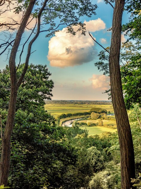 Foto vista panoramica del paesaggio contro il cielo