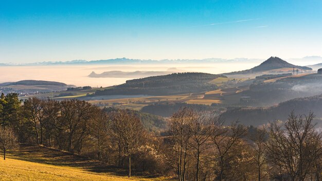 Scenic view of landscape against sky