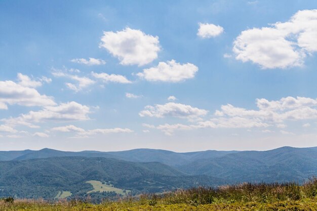 Photo scenic view of landscape against sky