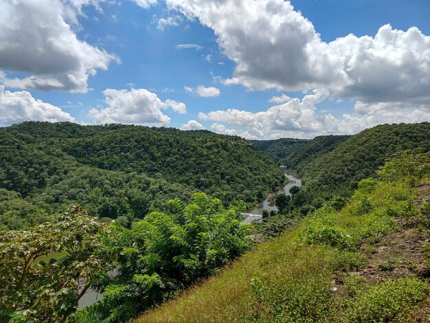 Foto vista panoramica del paesaggio contro il cielo