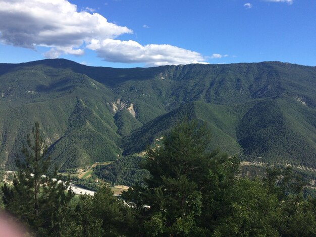 Foto vista panoramica del paesaggio contro il cielo