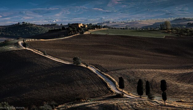 Foto vista panoramica del paesaggio contro il cielo